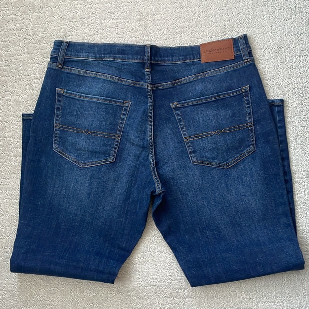 Lucky Brand Men's Blue Jeans 36/29 - Picture 2 of 9